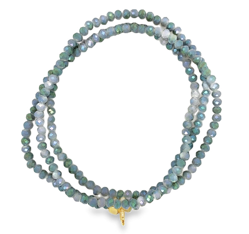CRYSTAL BEADED BRACELET  #807-00749