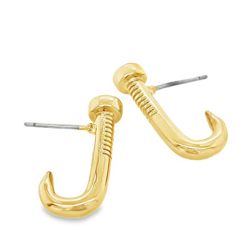 GOLD PLATED EARRINGS  #806-00410