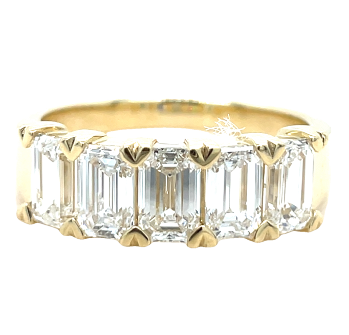 14K YELLOW GOLD DIAMOND RING