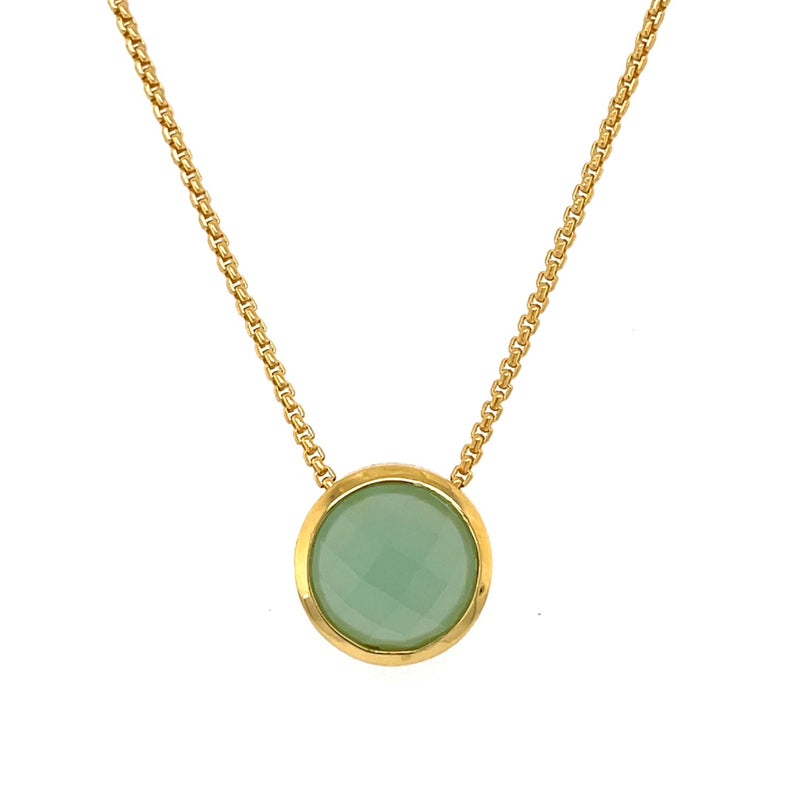 22K GOLD PLATE OVER BRASS NECKLACE