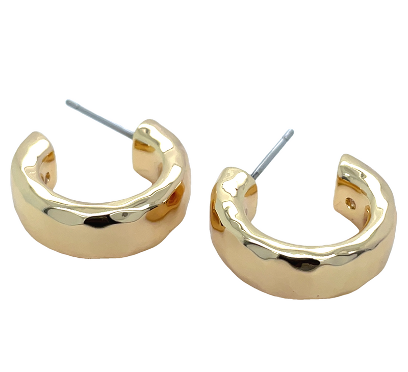 YELLOW GOLD PLATED EARRINGS