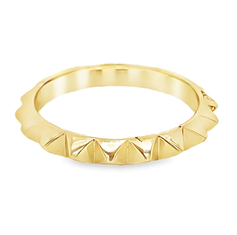GOLD PLATED STERLING SILVER RING  #620-00053