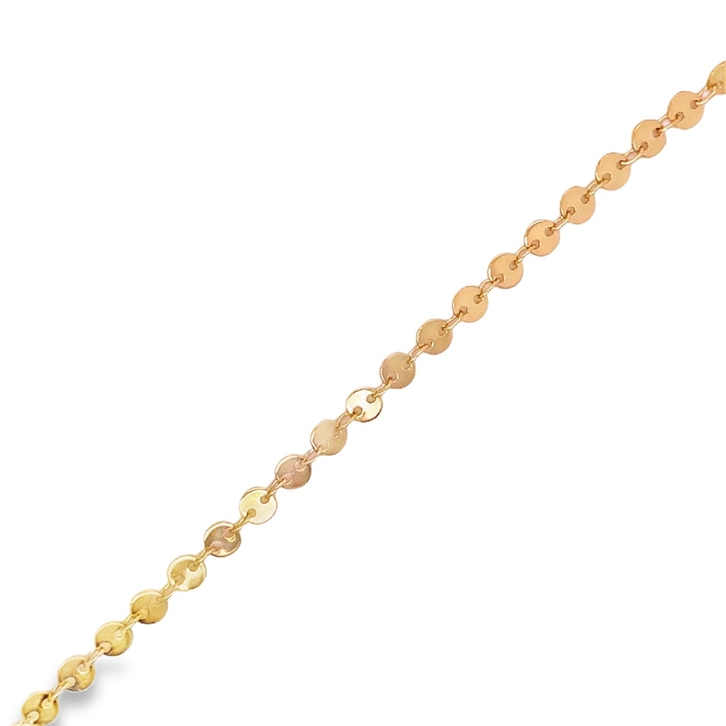 GOLD PLATED STERLING SILVER BRACELET