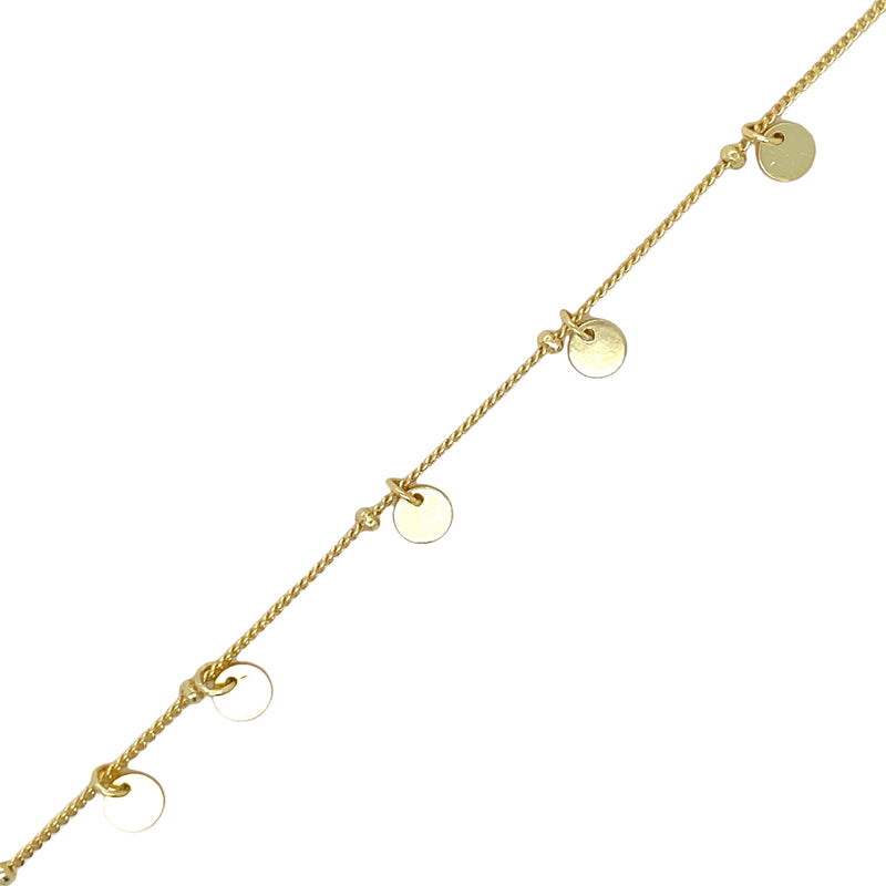 GOLD PLATED STERLING SILVER BRACELET