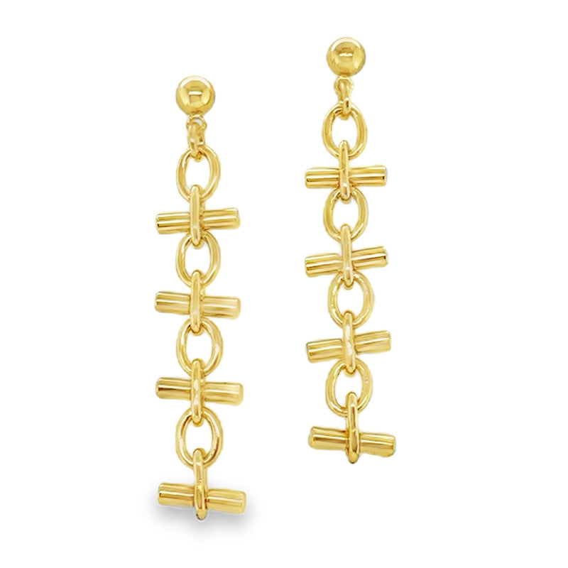 GOLD PLATED EARRINGS  #806-00702
