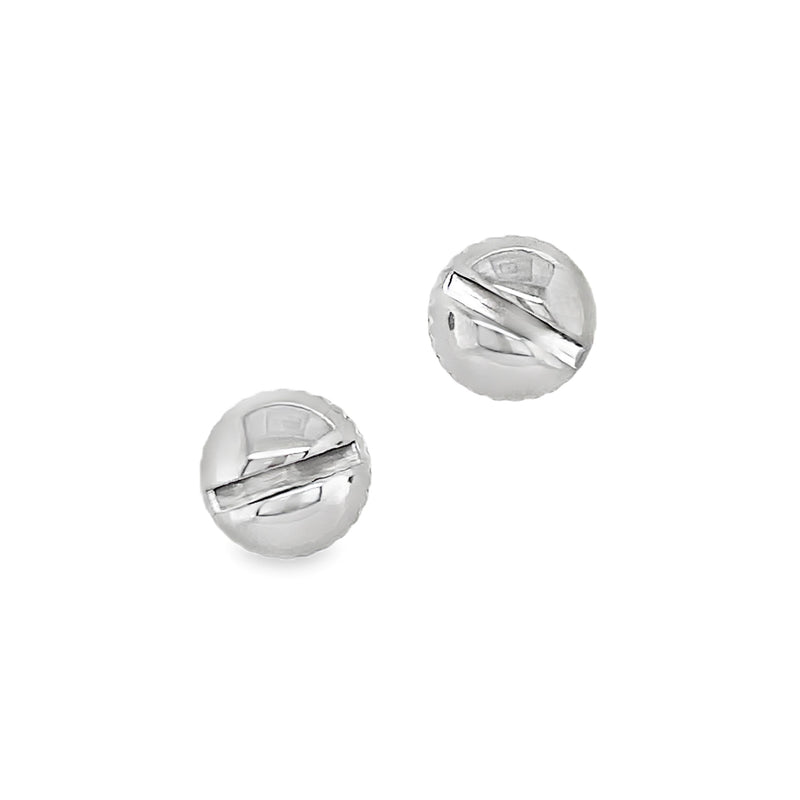 RHODIUM PLATED EARRINGS  #806-00360