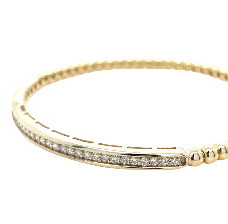 14K YELLOW GOLD DIAMOND BRACELET