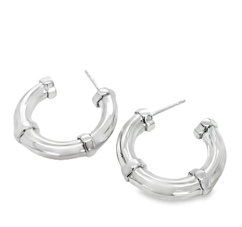 SILVER PLATED EARRINGS  #806-00526