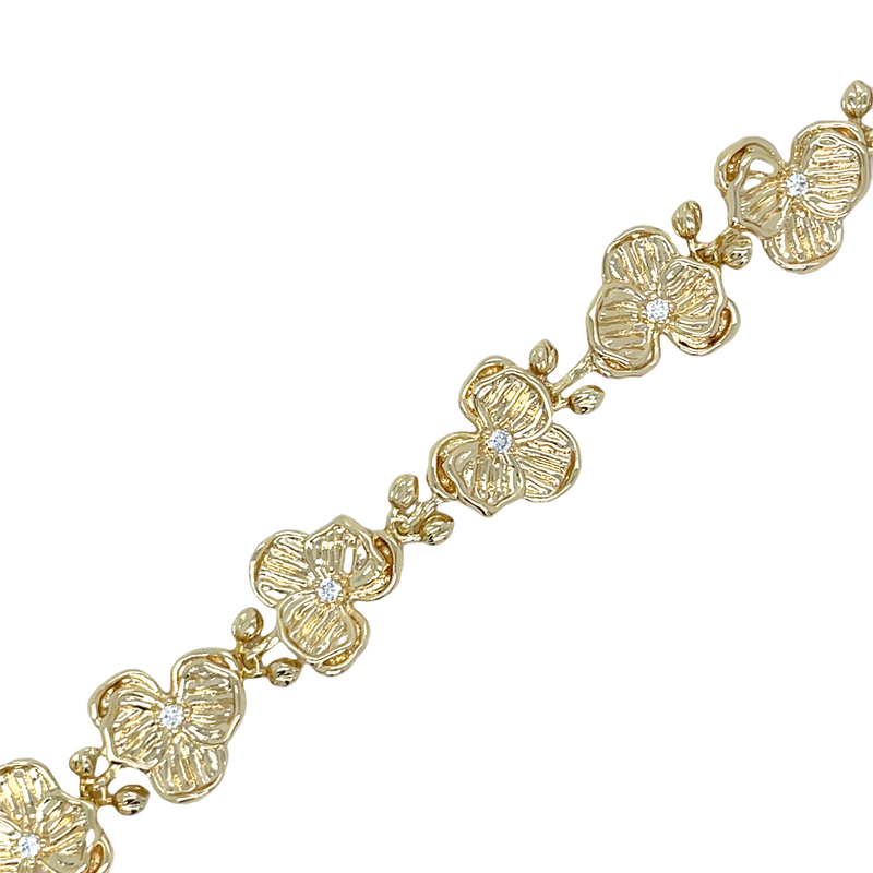 YELLOW GOLD PLATED BRACELET