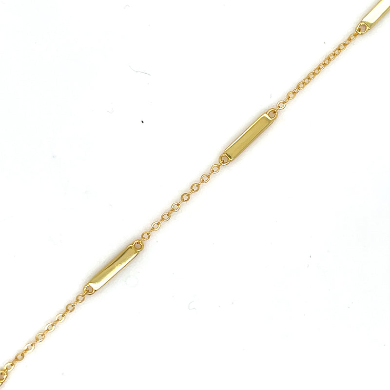 GOLD PLATED STERLING SILVER BRACELET