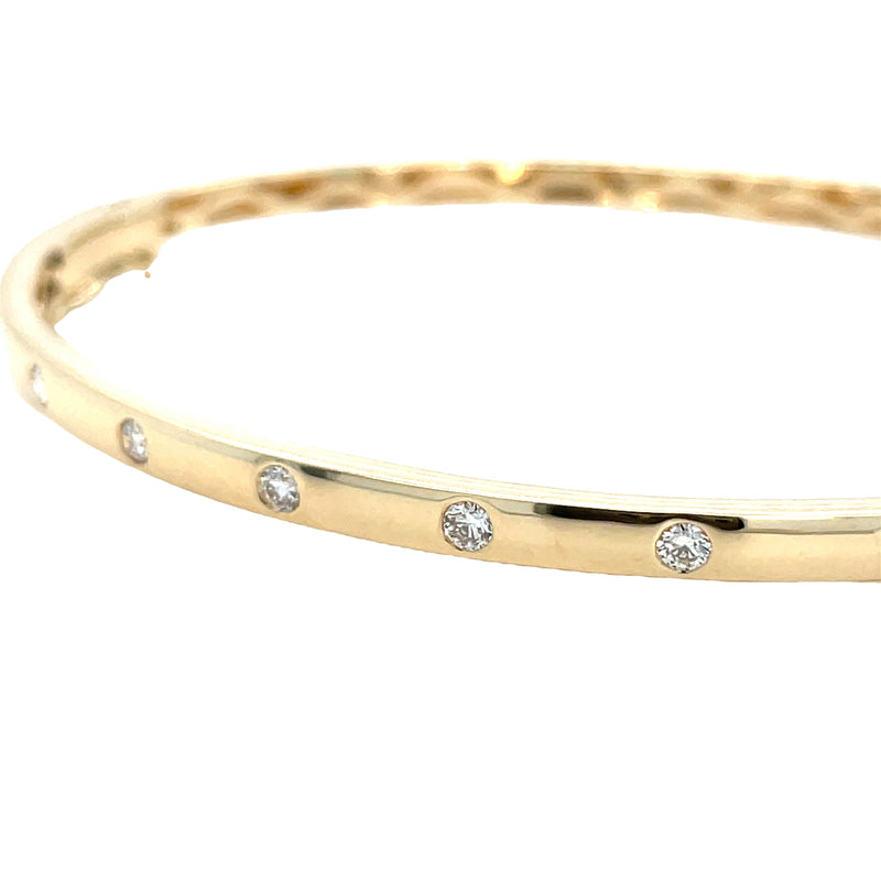 14K YELLOW GOLD DIAMOND BRACELET