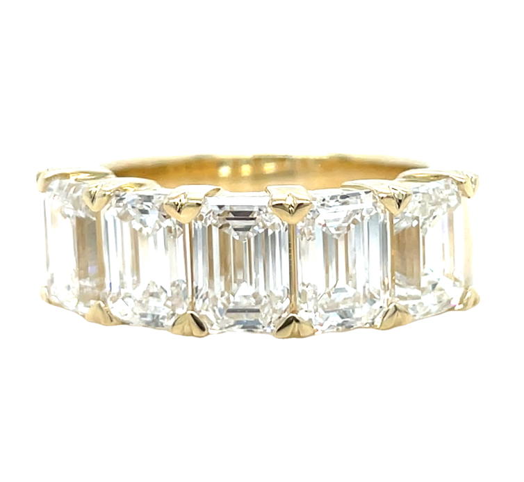 14K YELLOW GOLD DIAMOND RING