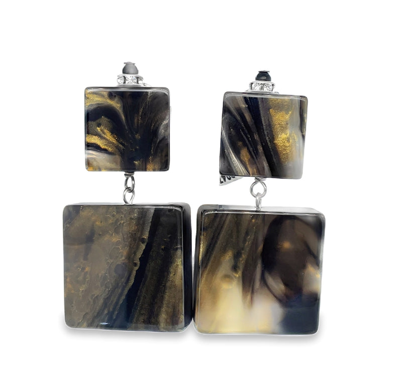 RESIN EARRINGS  #806-00477