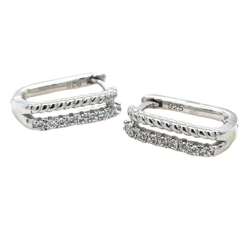 STERLING SILVER EARRINGS  #645-00294