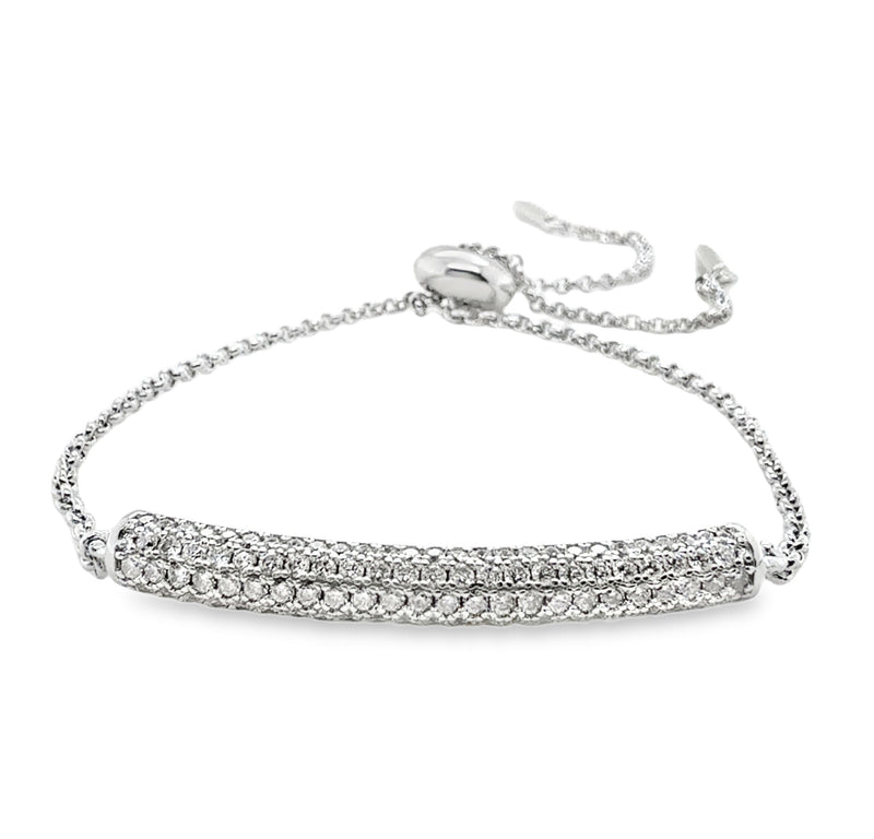 RHODIUM PLATED BRACELET  #807-00798