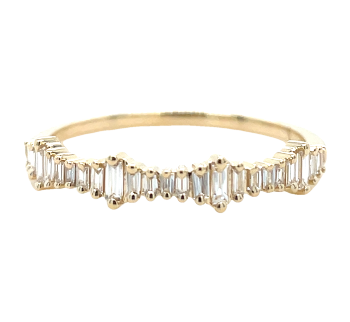 14K YELLOW GOLD DIAMOND RING