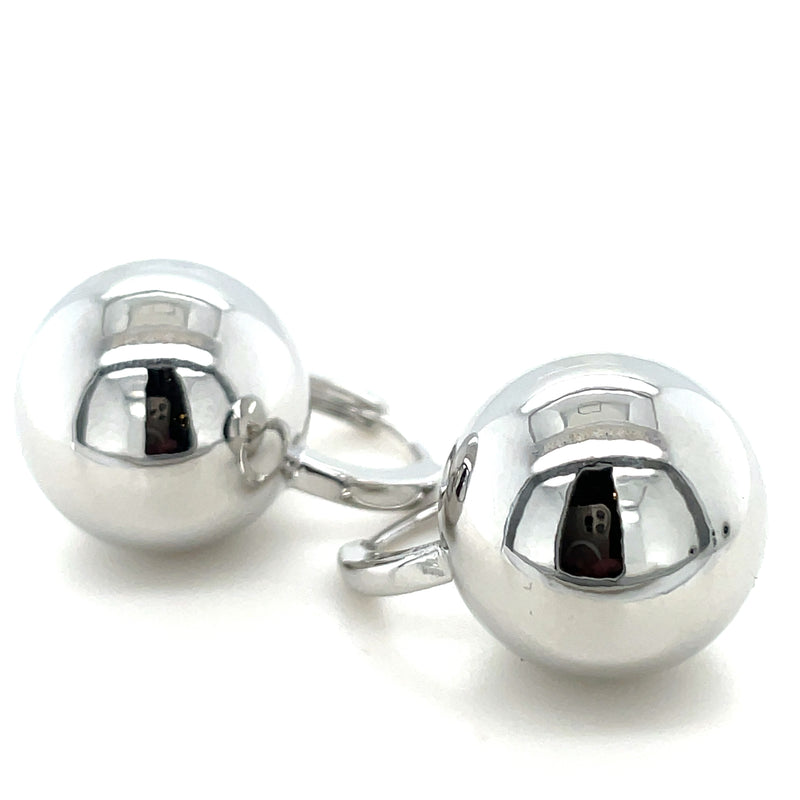 RHODIUM PLATED EARRINGS