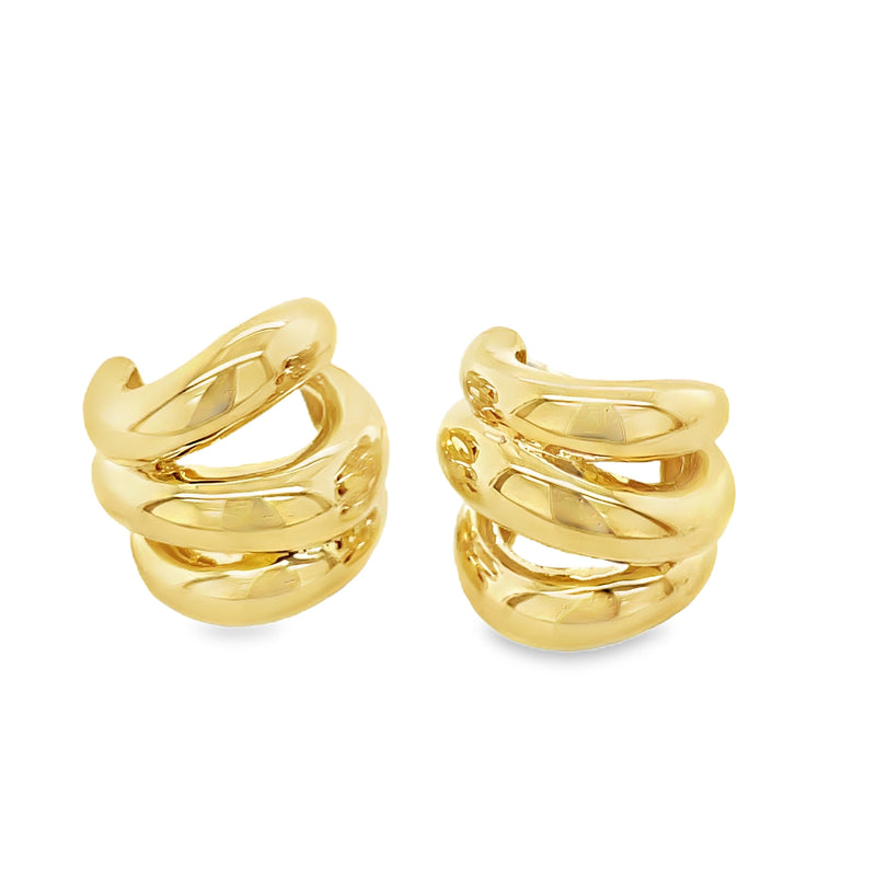 GOLD PLATED EARRINGS  #806-00389