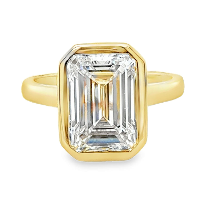 14K YELLOW GOLD DIAMOND RING  #100-00126