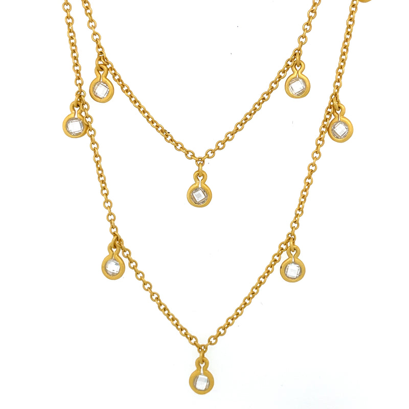 GOLD PLATED STERLING SILVER NECKLACE