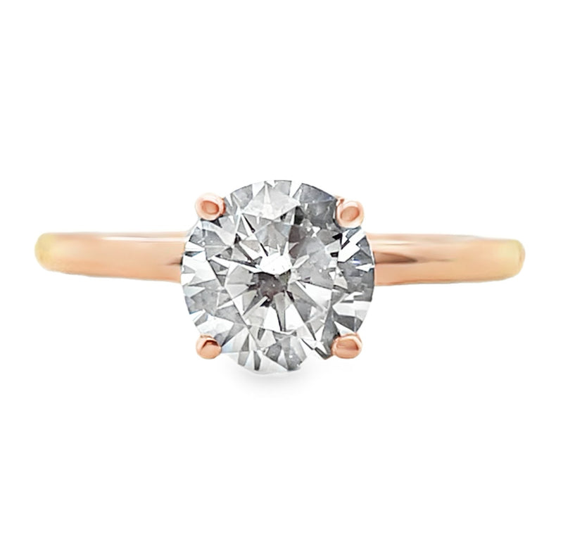 14K ROSE GOLD SEMI MOUNT  #100-00021