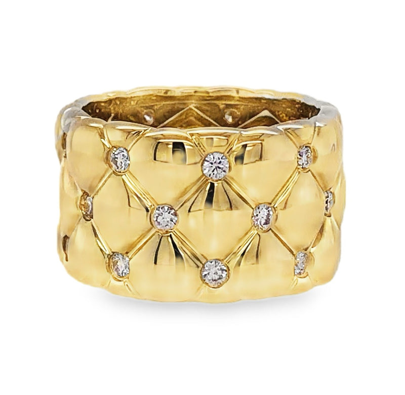 14K YELLOW GOLD DIAMOND RING  #150-00539