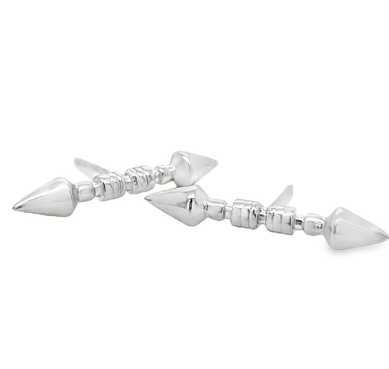 SILVER PLATED EARRINGS  #806-00527