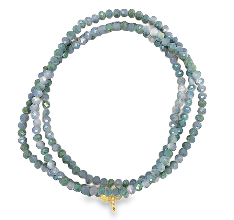 CRYSTAL BEADED BRACELET  #807-00748