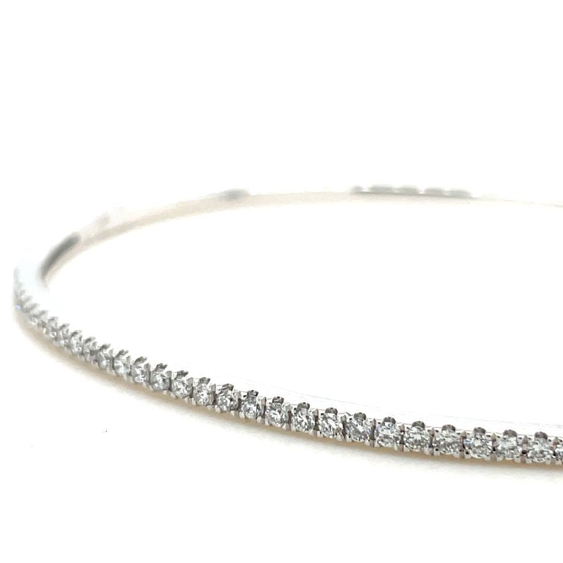 14K WHITE GOLD DIAMOND BRACELET