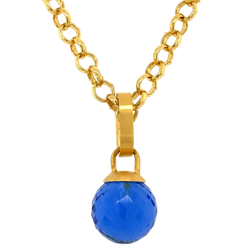 22K GOLD PLATE OVER BRASS NECKLACE