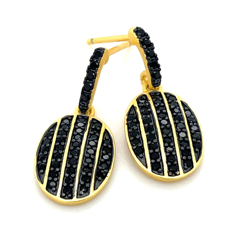 GOLD PLATED STERLING SILVER EARRINGS