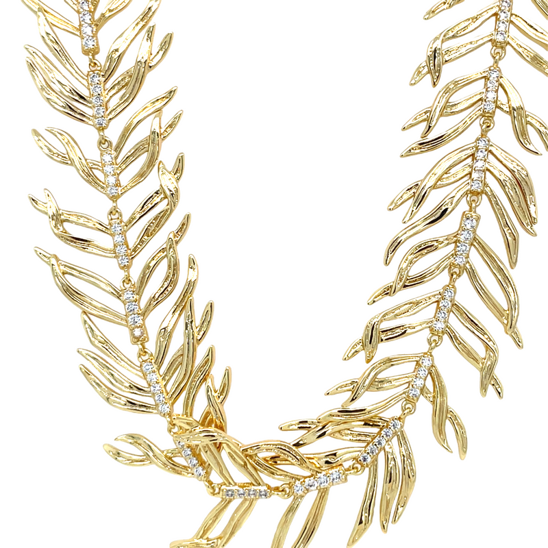 YELLOW GOLD PLATED NECKLACE