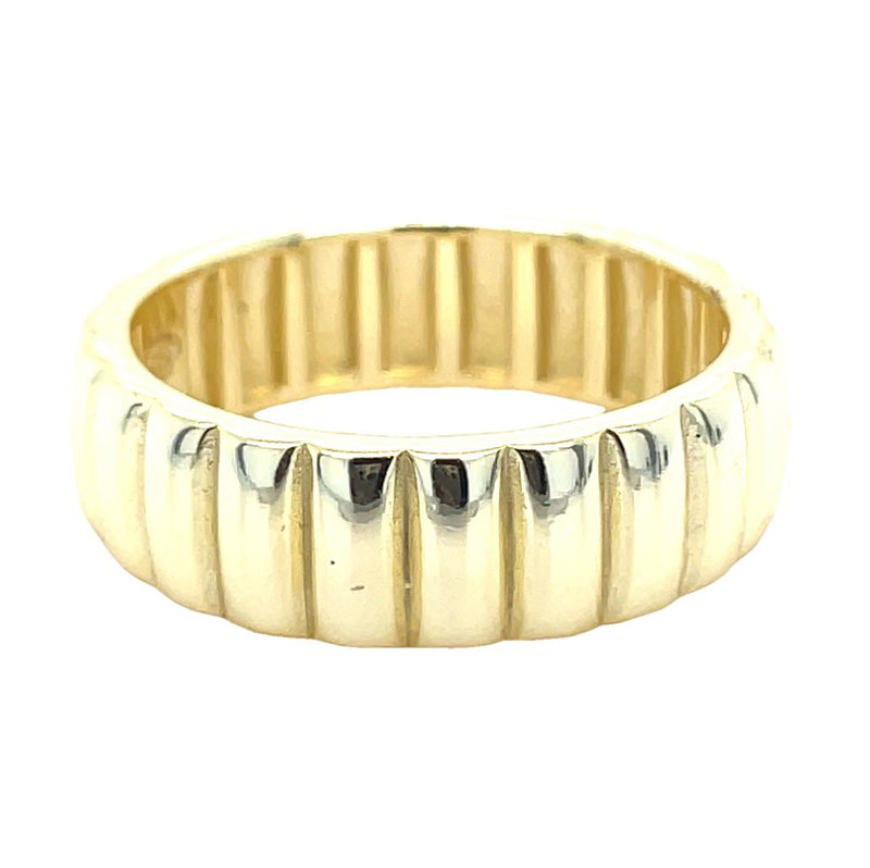 GOLD PLATED STERLING SILVER RING