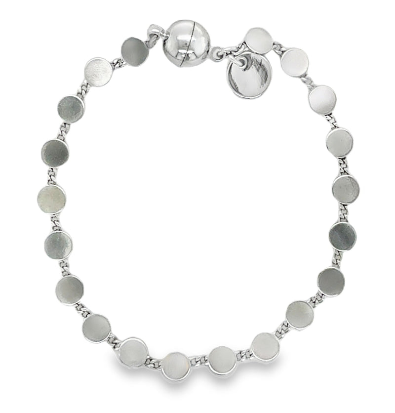 RHODIUM PLATED BRACELET  #807-00774