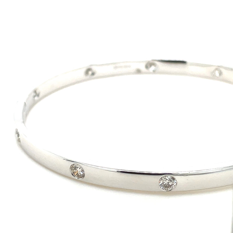 14K WHITE GOLD DIAMOND BRACELET