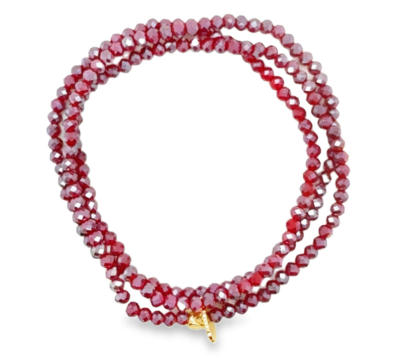 CRYSTAL BEADED BRACELET  #807-00744