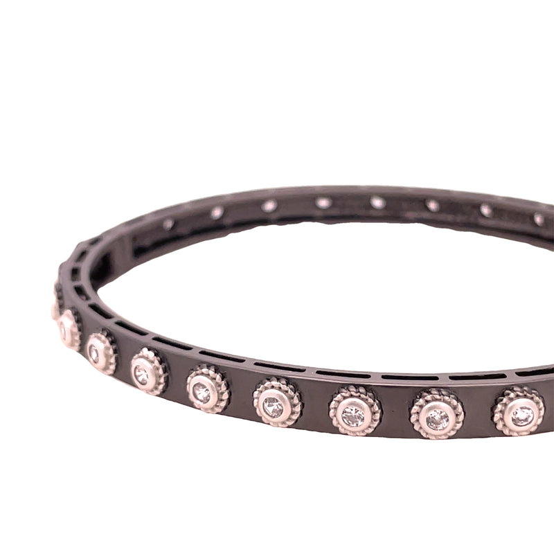 OXIDIZED STERLING SILVER BRACELET