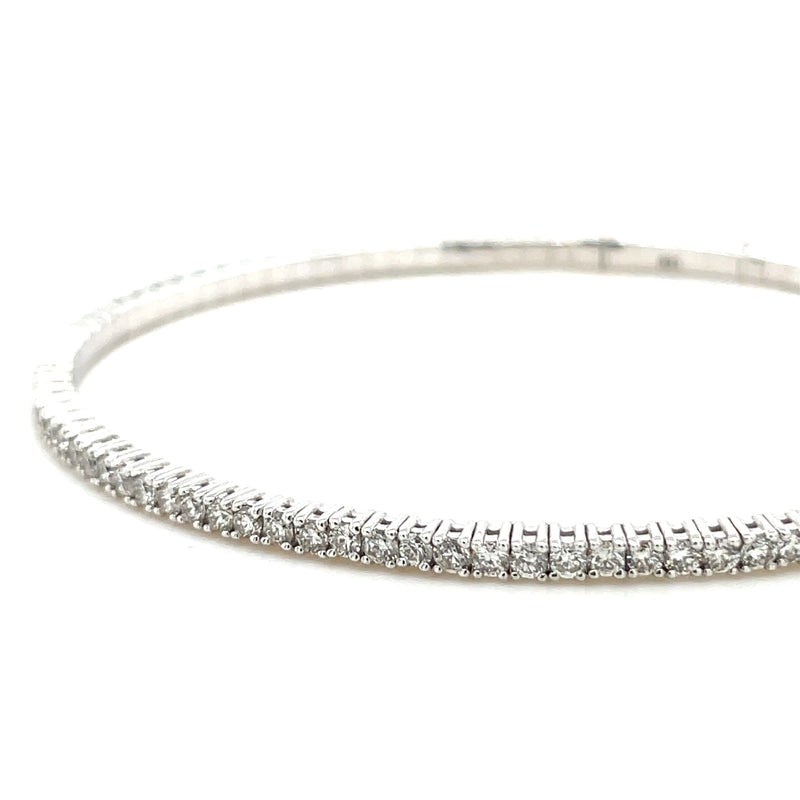 14K WHITE GOLD DIAMOND BRACELET