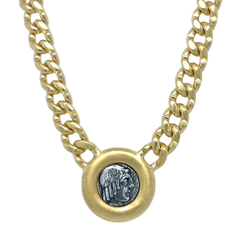 24K GOLD PLATED BRASS NECKLACE