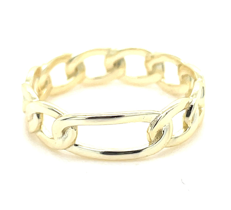 GOLD PLATED STERLING SILVER RING