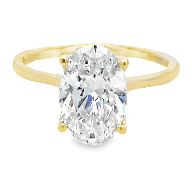 14K YELLOW GOLD SEMI MOUNT  #100-00084