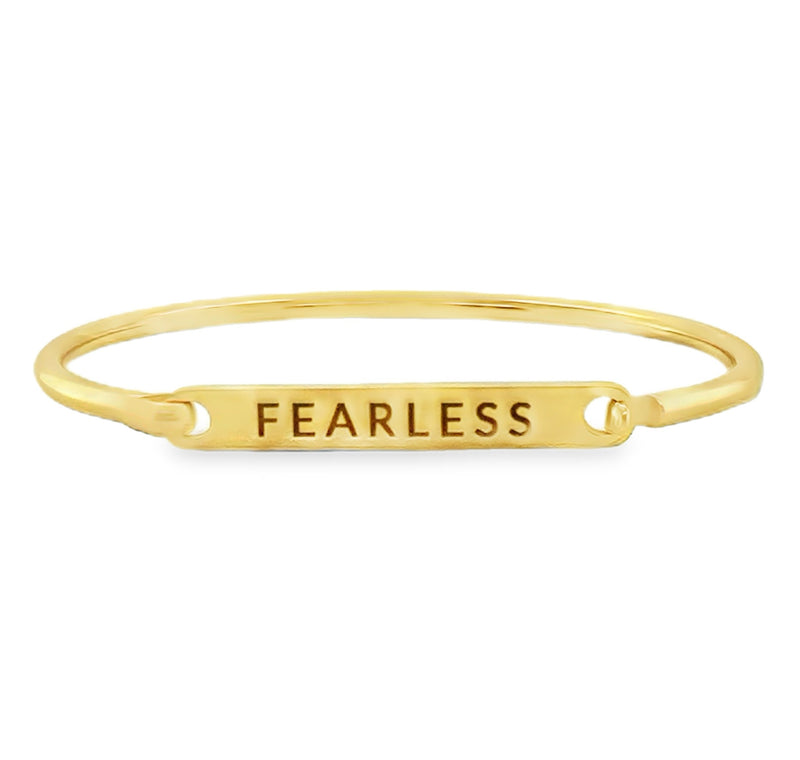 GOLD PLATED STAINLESS STEEL BRACELET  #807-00836