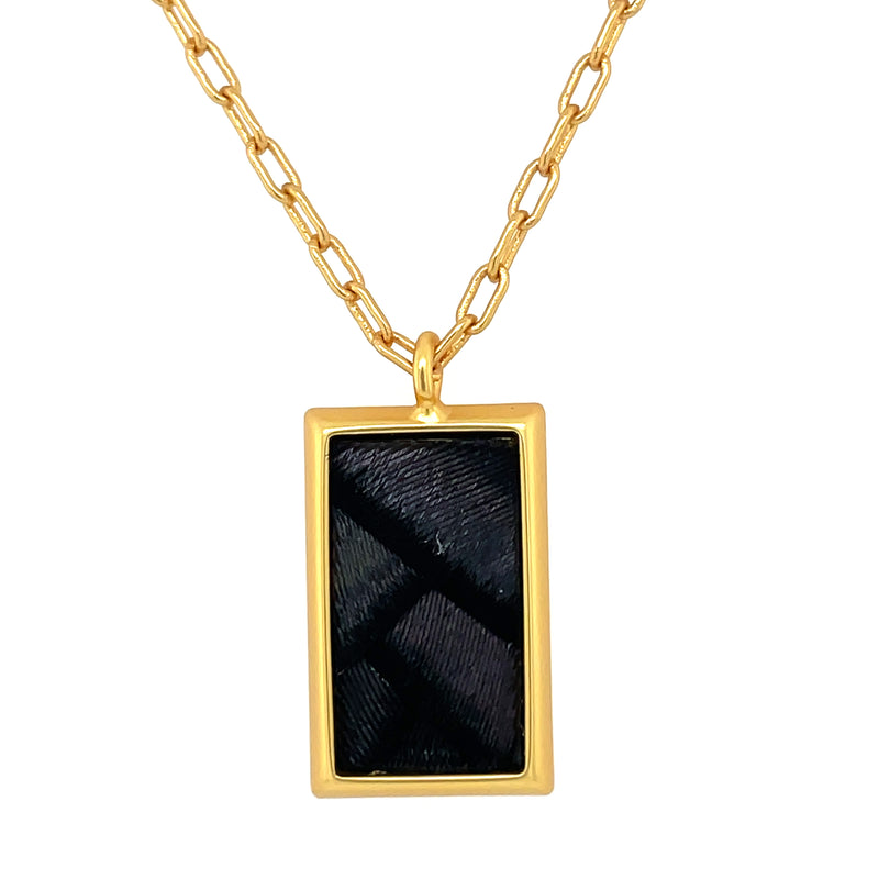 18K YELLOW GOLD PLATED NECKLACE