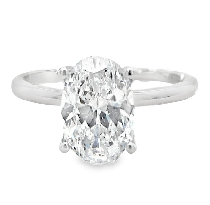 14K WHITE GOLD DIAMOND SEMI MOUNT  #100-00083