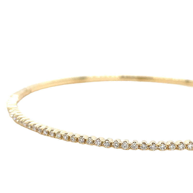 14K YELLOW GOLD DIAMOND BRACELET