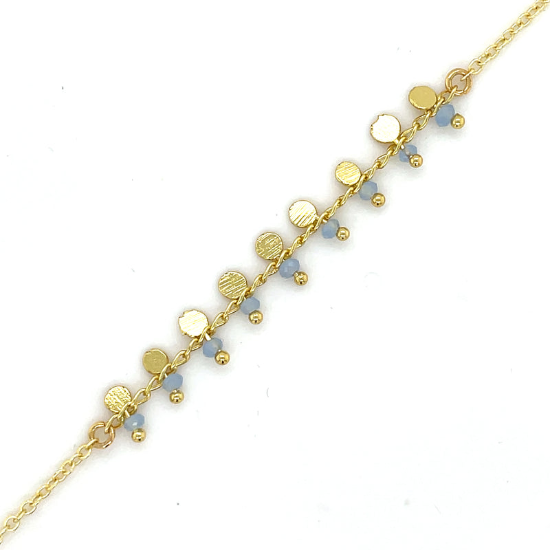 YELLOW GOLD PLATED WRAP BRACELET