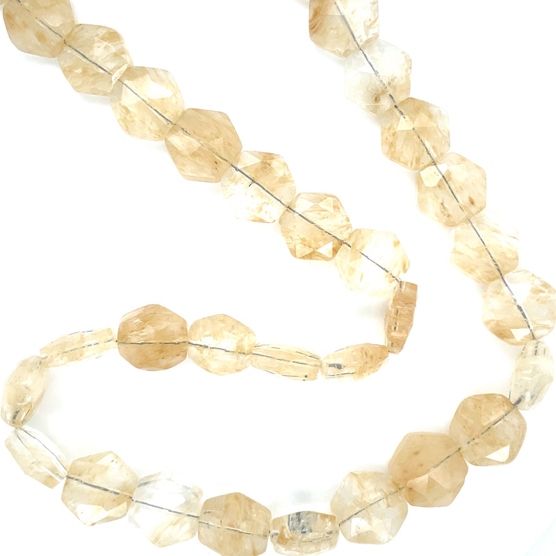 CHAMPAGNE QUARTZ (12MM) NECKLACE