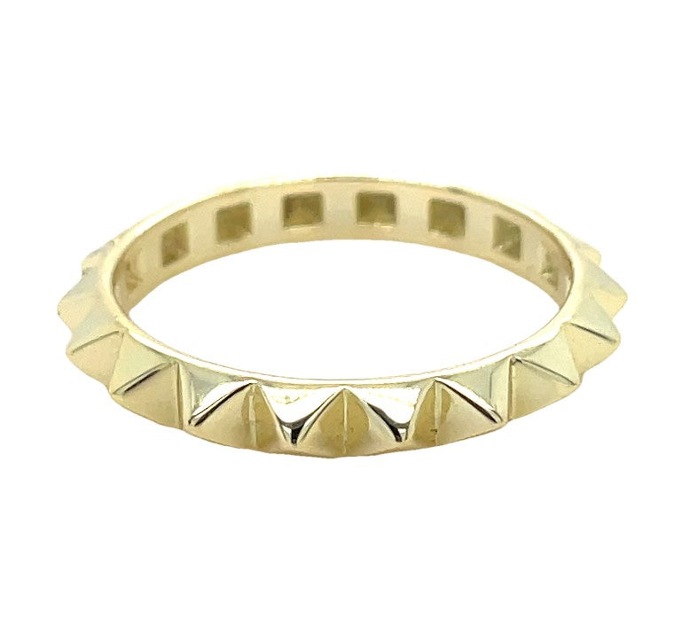 GOLD PLATED STERLING SILVER RING