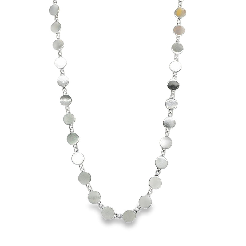 RHODIUM PLATED NECKLACE  #805-00743