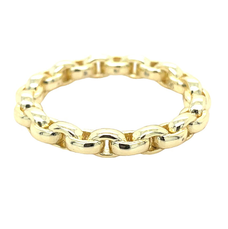 GOLD PLATED STERLING SILVER RING